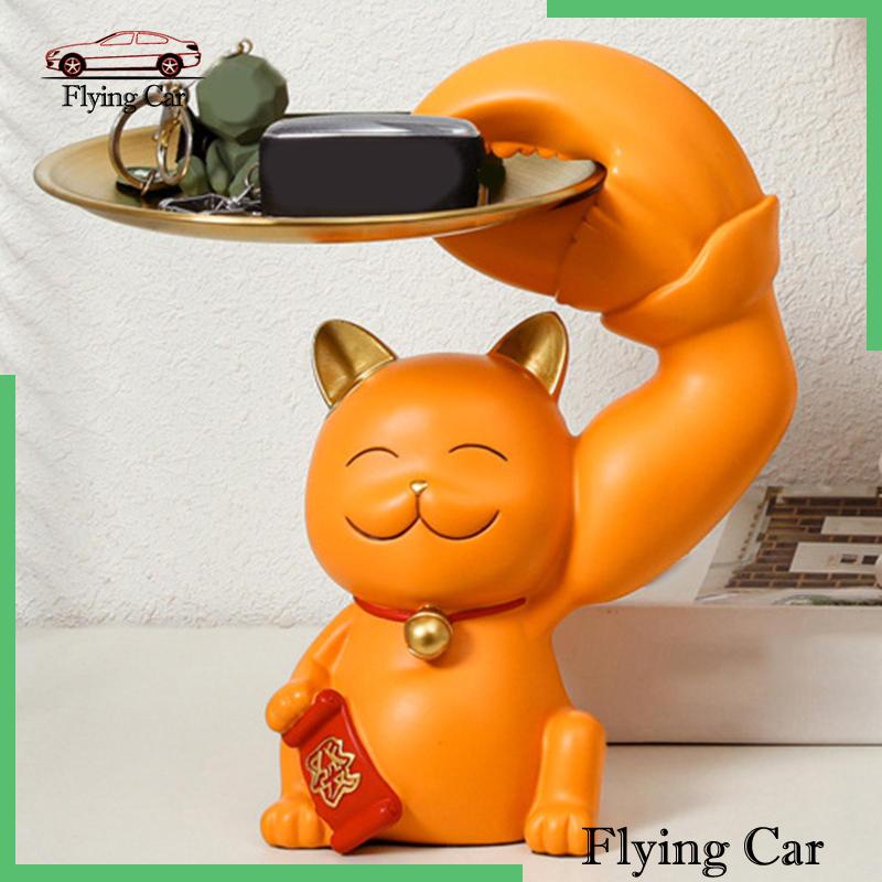 Tượng Mèo Bằng Nhựa Resin Sáng Tạo Cho Trang Trí Nhà / Tiệc Lzdjfmy2