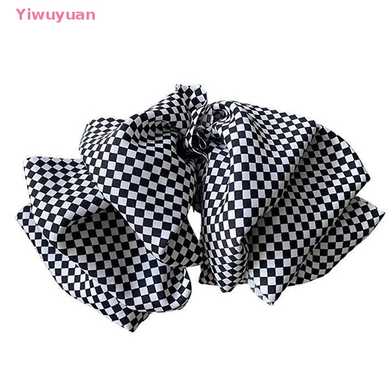 Kẹp Tóc Hình Nơ Lớn Phong Cách Retro Cho Nữ