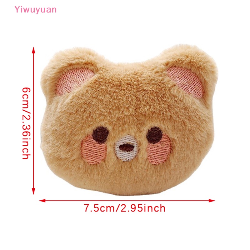 &lt; Yiwuyuan &gt; Ghim Cài Áo Hình Gấu Hoạt Hình Nhồi Bông Thời Trang Dễ Thương Dành Cho Nữ Và Trẻ Em Mới