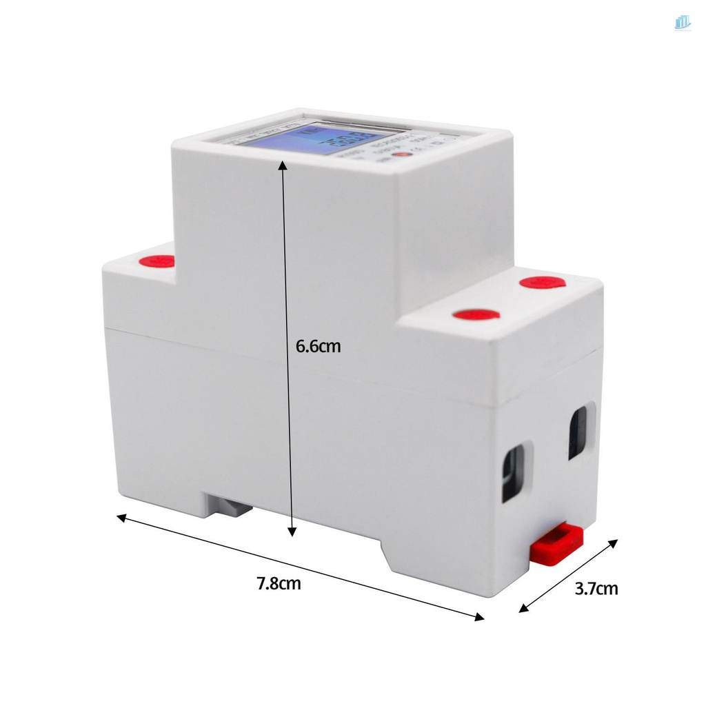 Đồng Hồ Đo Năng Lượng DIN-Rail 5-80A 220V 50Hz Màn Hình LCD DDM15SD