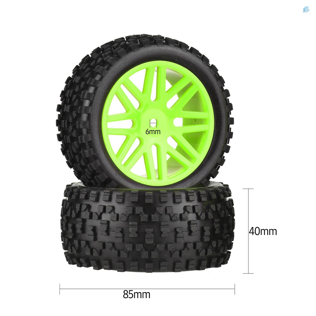 Set 4 Bánh Xe Cao Su 85mm 85mm Thay Thế Chuyên Dụng Cho Xe Điều Khiển Từ Xa 1: 10 DIY s2mwvn