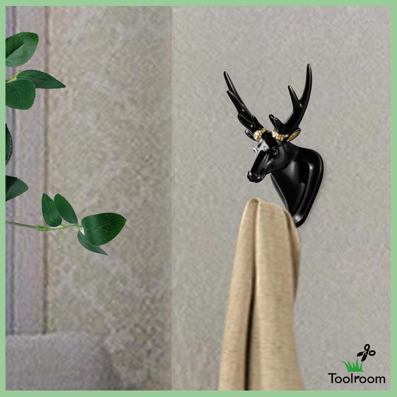 Móc Treo Áo Khoác Tráng Men Đa Năng Hình Động Vật Cho Phòng Ngủ / Garage