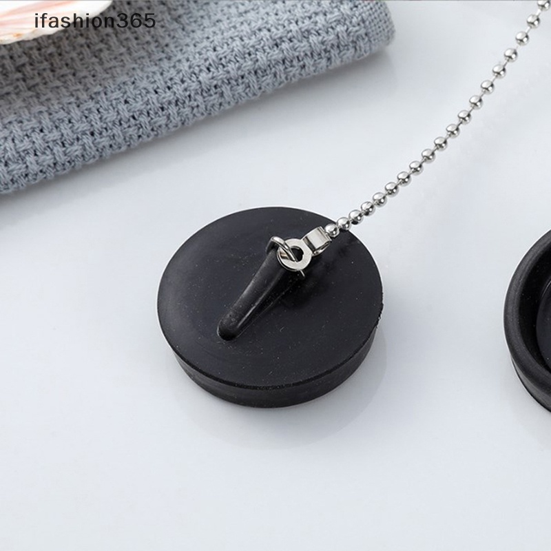 Nút Cao Su Bịt Cống Thoát Nước Bồn Rửa Chén Có Dây Xích Dành Cho Gia Đình / Khách Sạn ifashion365