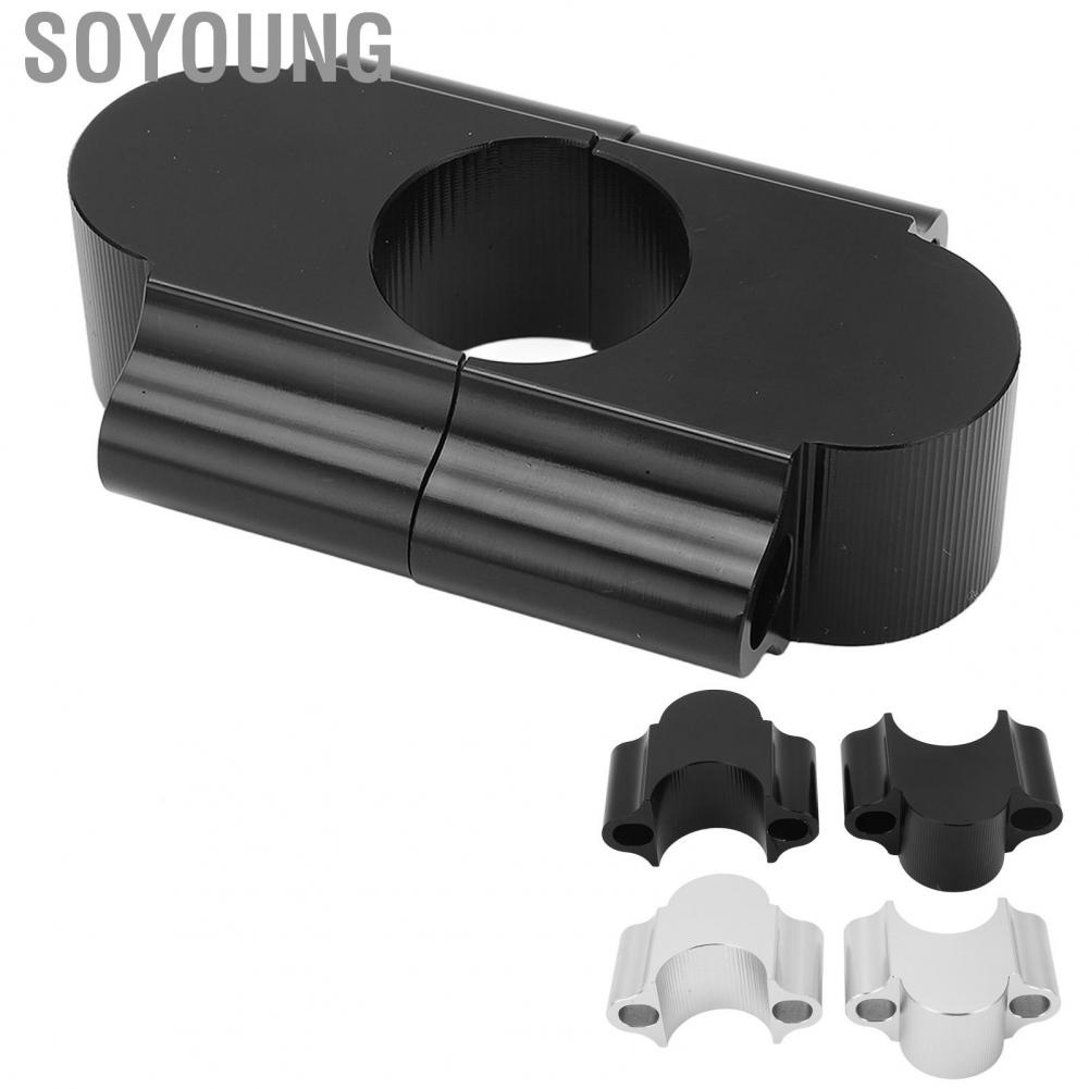 Soyoung Handlebar Riser Clamp  Motorcycle Handlebar Riser Clamp 2 PCS Left and Right Precise 28mm 30mm  for Motorbike