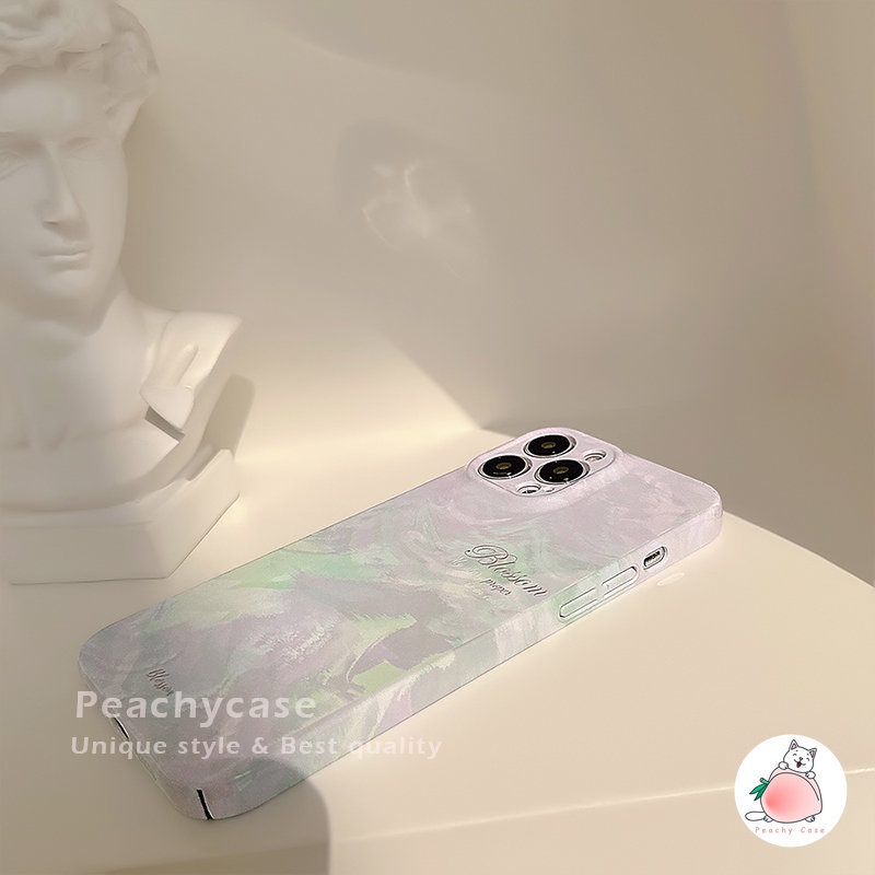 Ốp Điện Thoại PC Cứng Chống Sốc In Hình Hoa Cho iPhone 14 13 12 Pro Max 14Plus Xr X Xs Xsmax 7 8 Plus