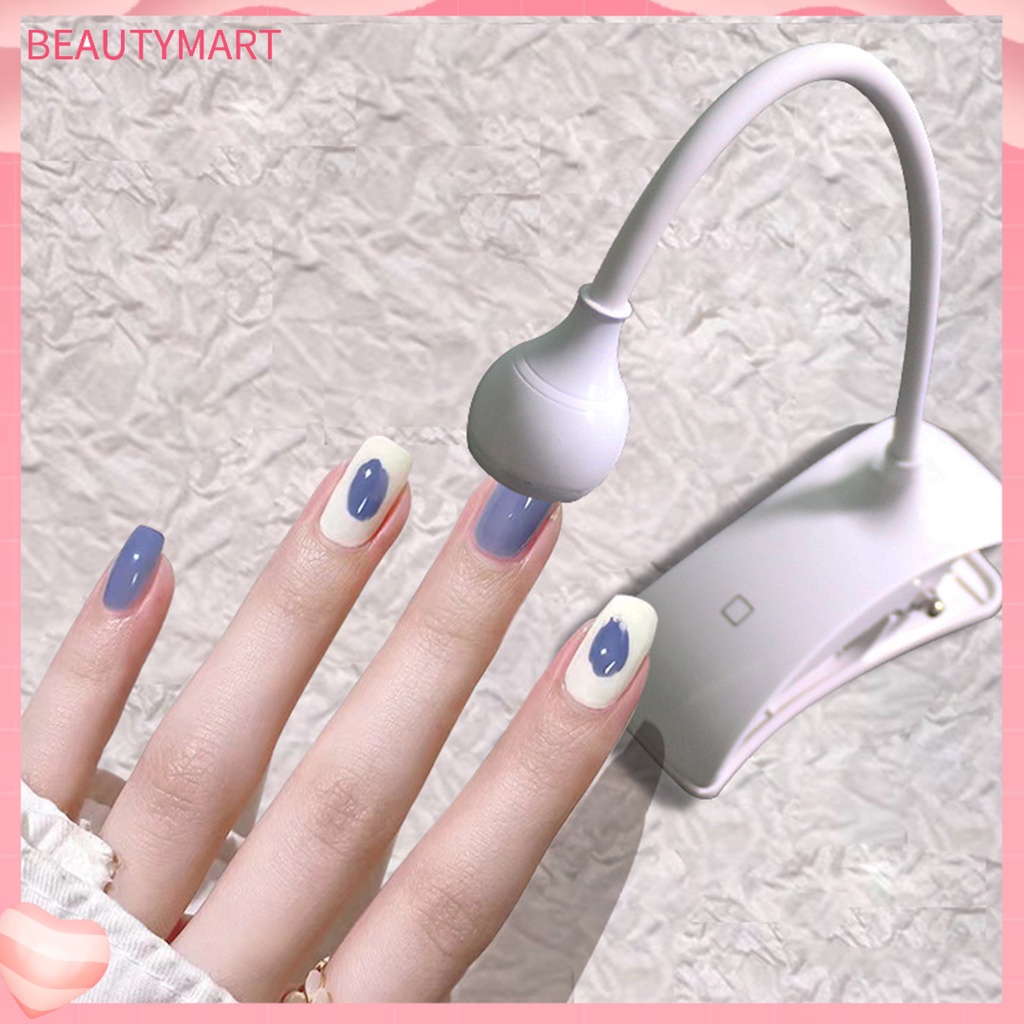 Đèn Hong Khô Móng Tay Một Nút Bấm Xoay 360 Độ Chống Tia Cực Tím