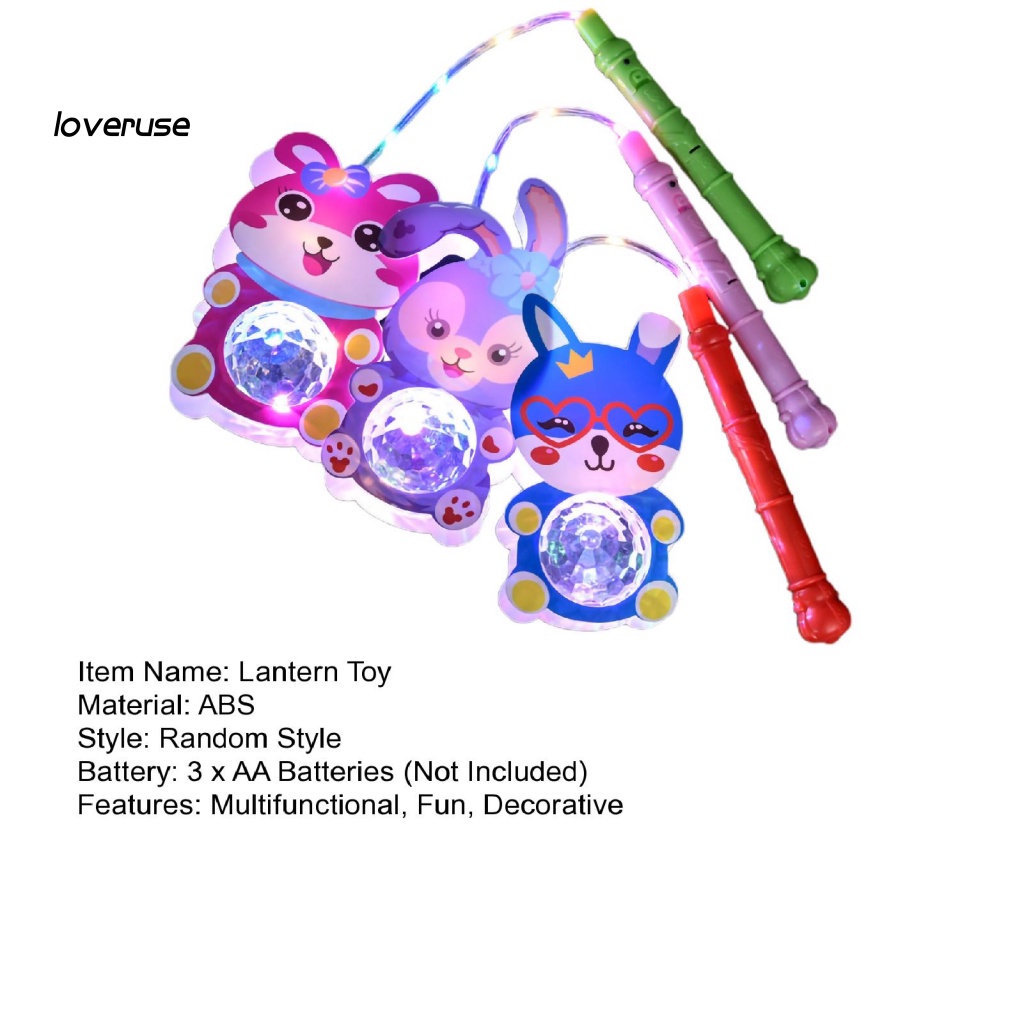 Lồng Đèn 3 Bánh Răng Đồ Chơi Nhẹ Họa Tiết Hoạt Hình Phát Sáng Cho Bữa Tiệc