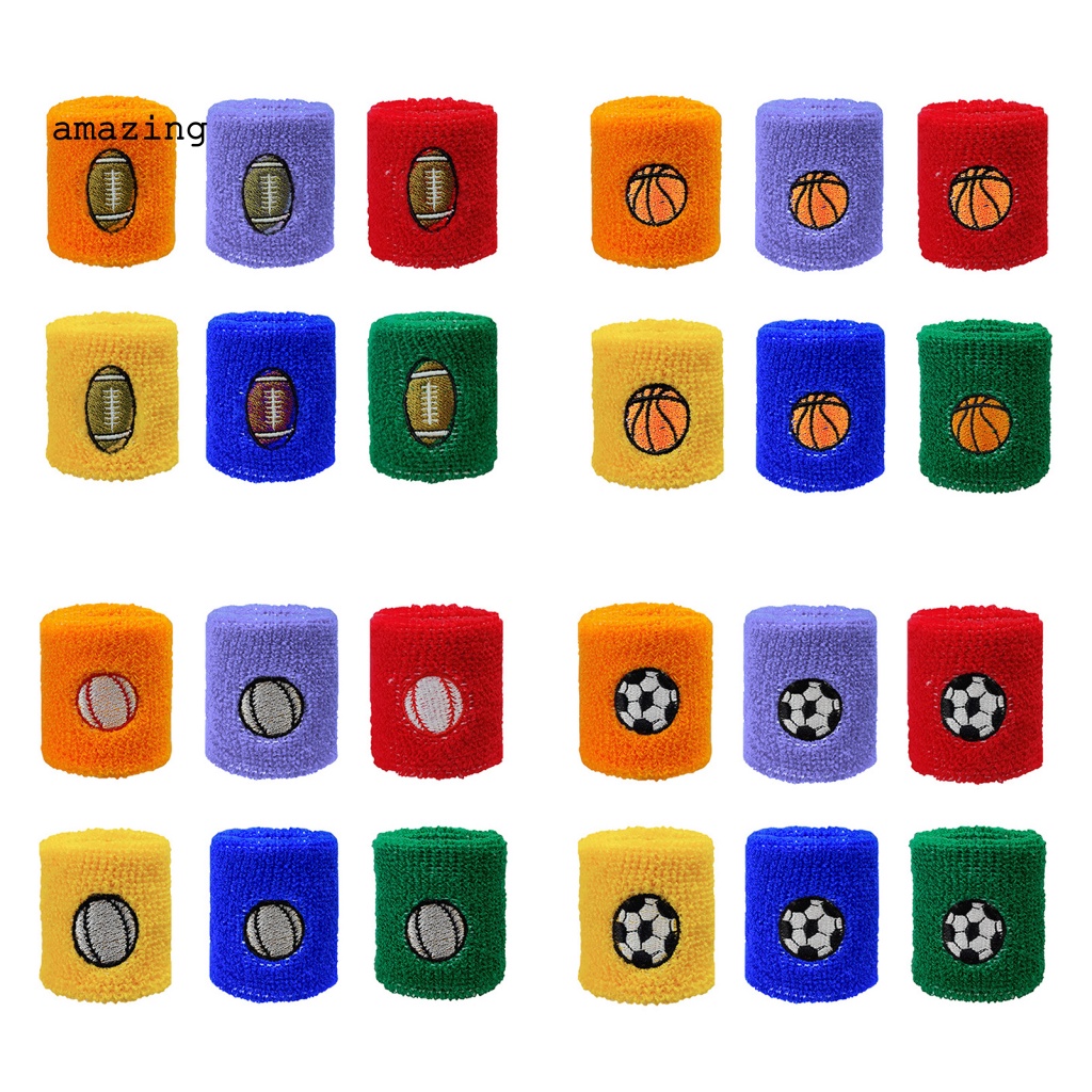 Bộ 6 Băng Quấn Bảo Vệ Cổ Tay Thoáng Khí Khi Chơi Thể Thao