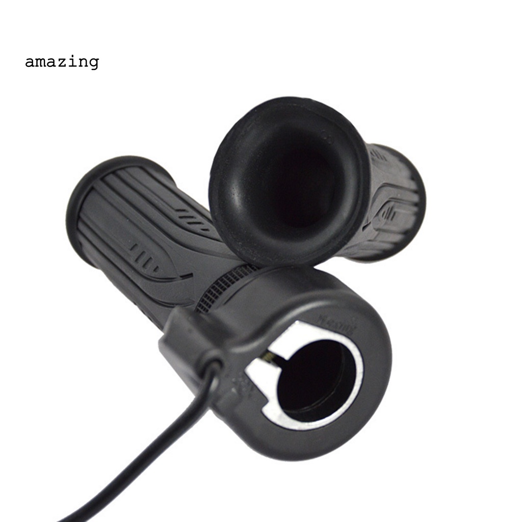 1 Cặp Bọc Tay Lái Xe Đạp Điện Bằng Cao Su Gọn Nhẹ Chống Trượt