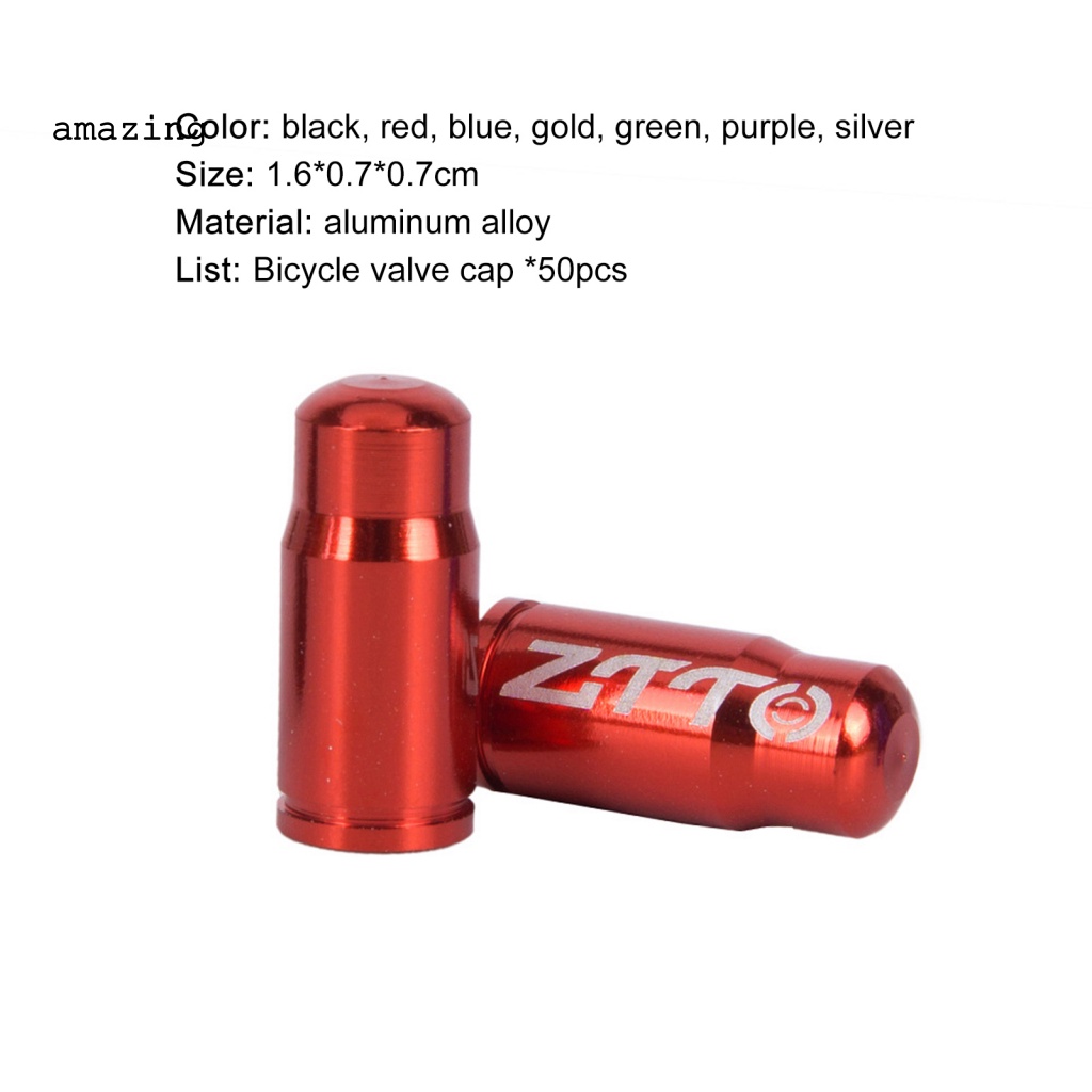 Set 50 Vỏ Bọc Van Xe Đạp Chống Bụi Tiện Dụng Chất Lượng Cao