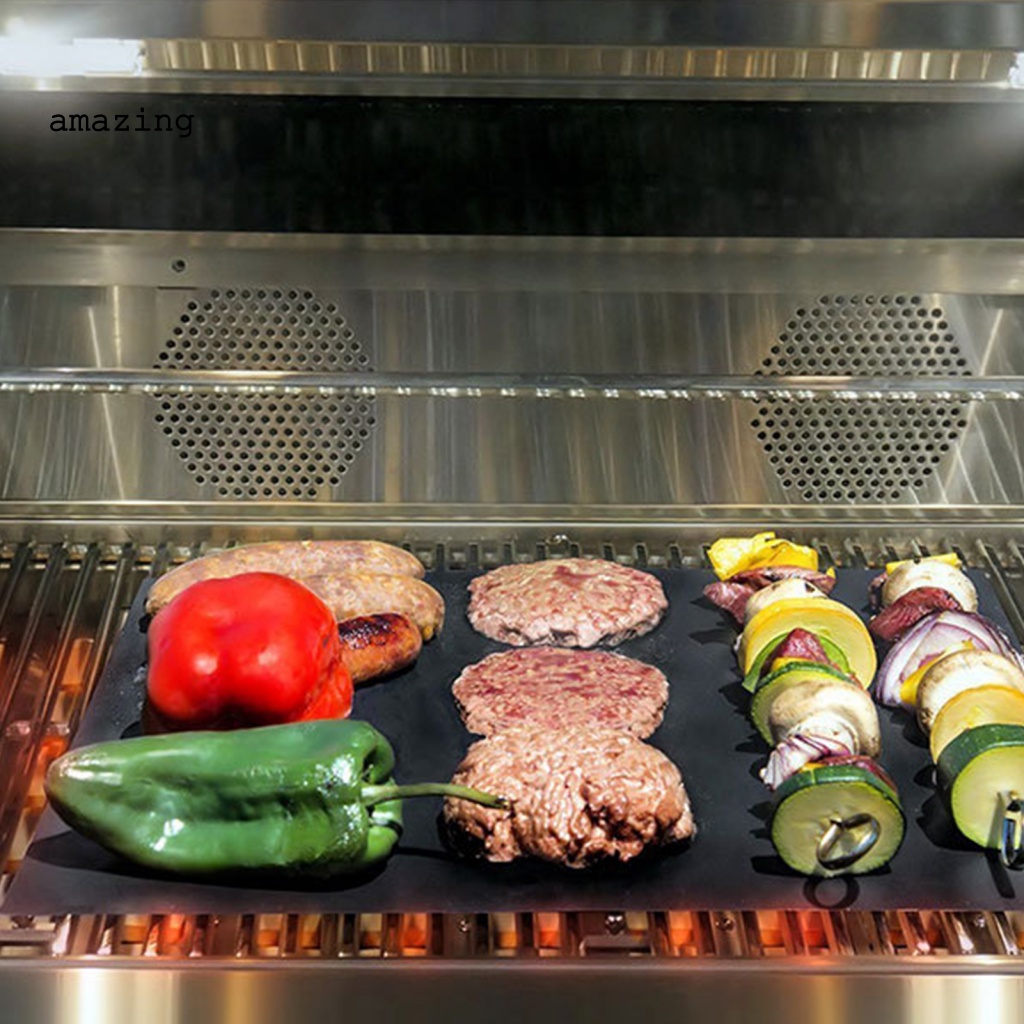 Bộ 6 Tấm Lót Siêu Mỏng Chịu Nhiệt Cao Tiện Dụng Nướng BBQ