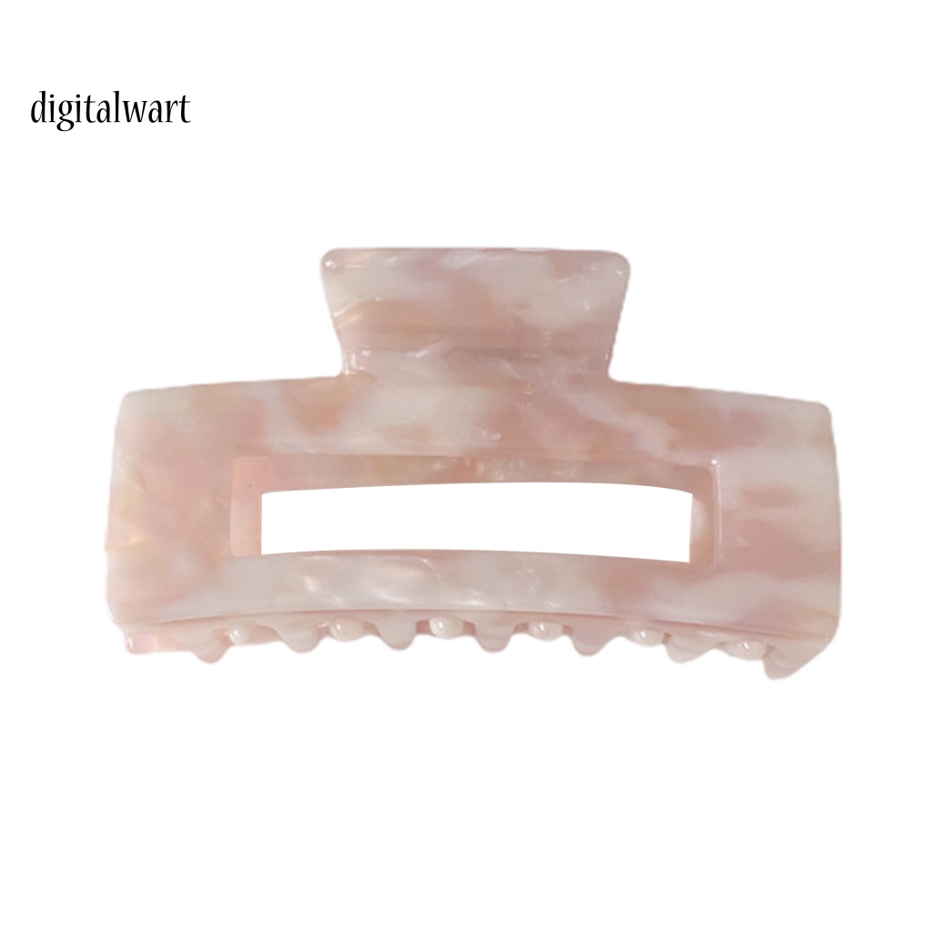 Kỹ Thuật Số| Kẹp Tóc Càng Cua Chống Trượt Hình Vuông Cổ Điển Cho Nữ