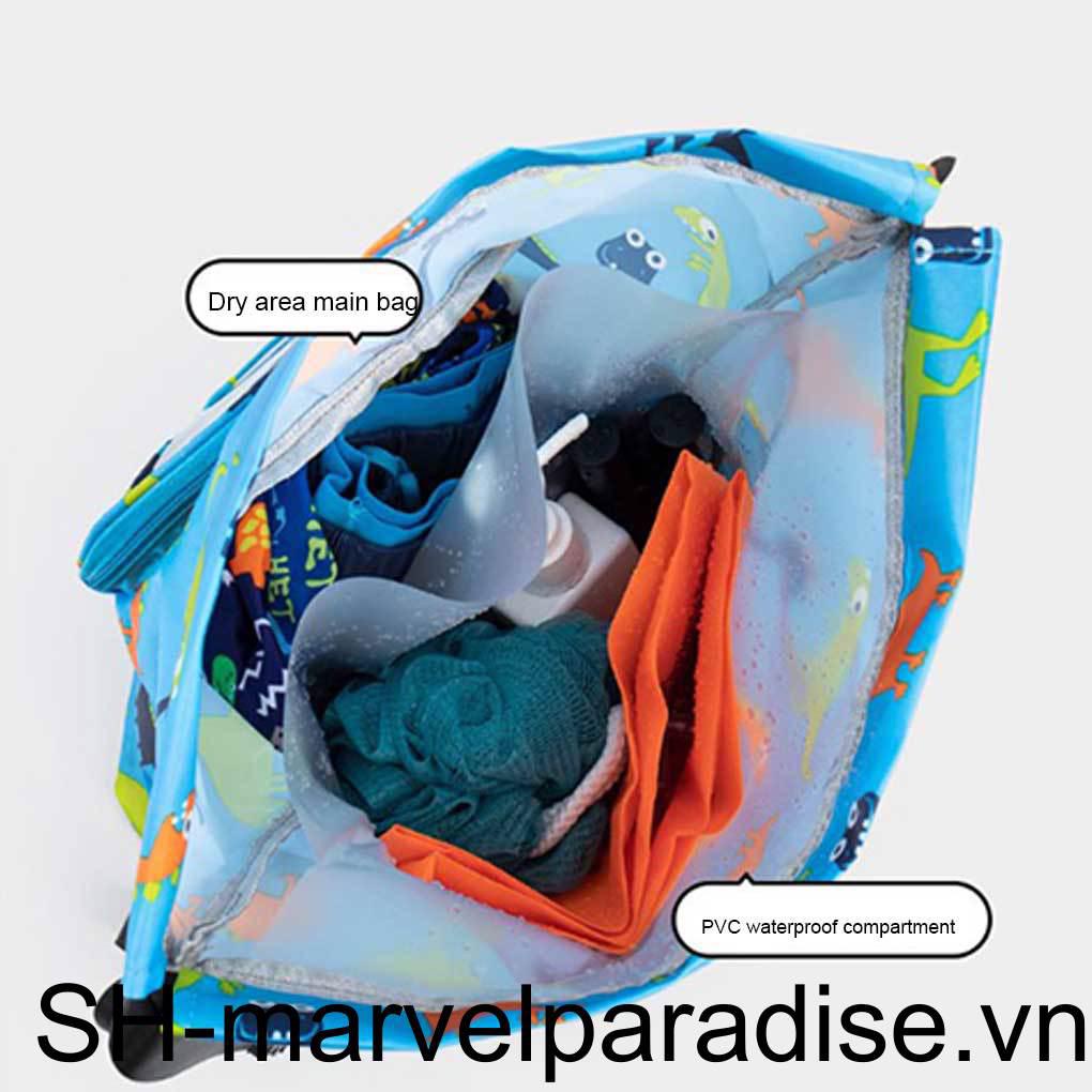 Balo Thể Thao Chống Thấm Nước Họa Tiết Hoạt Hình Cho Bé