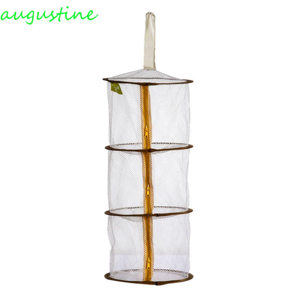 Túi Lưới Đựng Đồ Treo Tường / Cửa Tủ Có Khóa Kéo Tiện Lợi