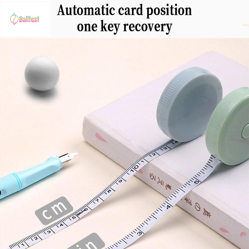 💜Thước dây cuộn mini tự rút tiện ích 150cm