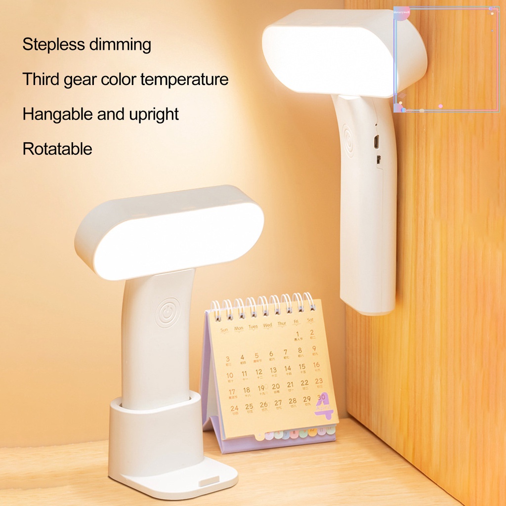 [DDJ] Đèn LED Để Bàn Không Cần Chạm Điều Chỉnh Được Nhiều Màu Sắc Có Thể Tháo Rời - Nguồn Dùng Cho Gia Đình