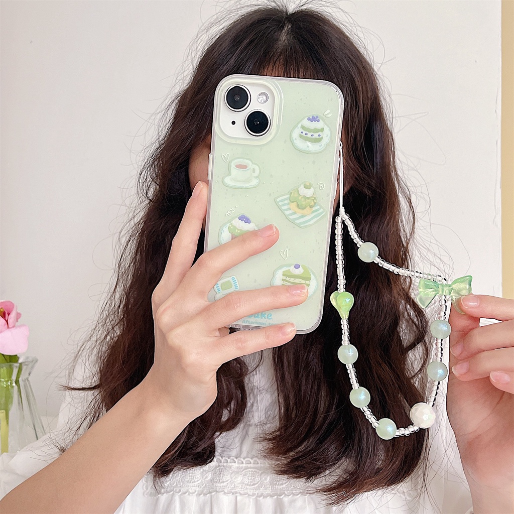 Dây Đeo Túi Xách / Điện Thoại Bằng acrylic Hình Trái Tim / Bướm Dễ Thương Cho iphone / airpods