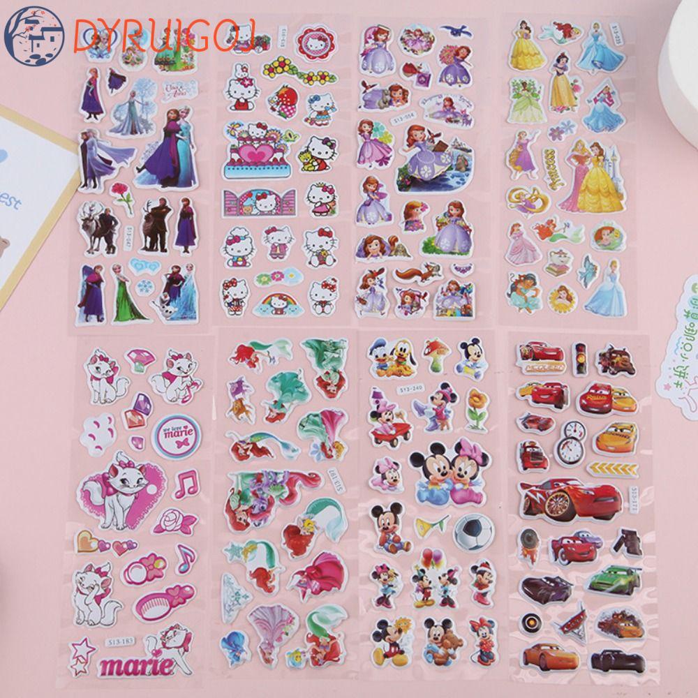 Miếng Dán Bọt Biển 3D Họa Tiết Hoạt Hình Ngẫu Nhiên Trang Trí Điện Thoại / Sổ Tay DIY