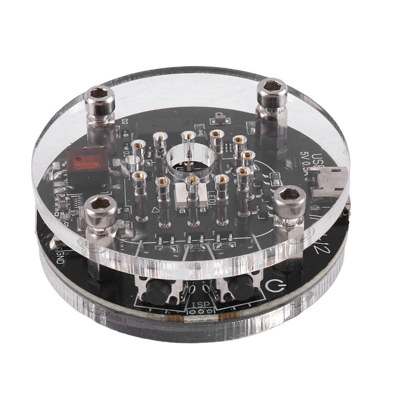 Đồng Hồ Điện Tử 12 Nixie RGB Cổng Micro-USB DC5V Thay Thế DIY