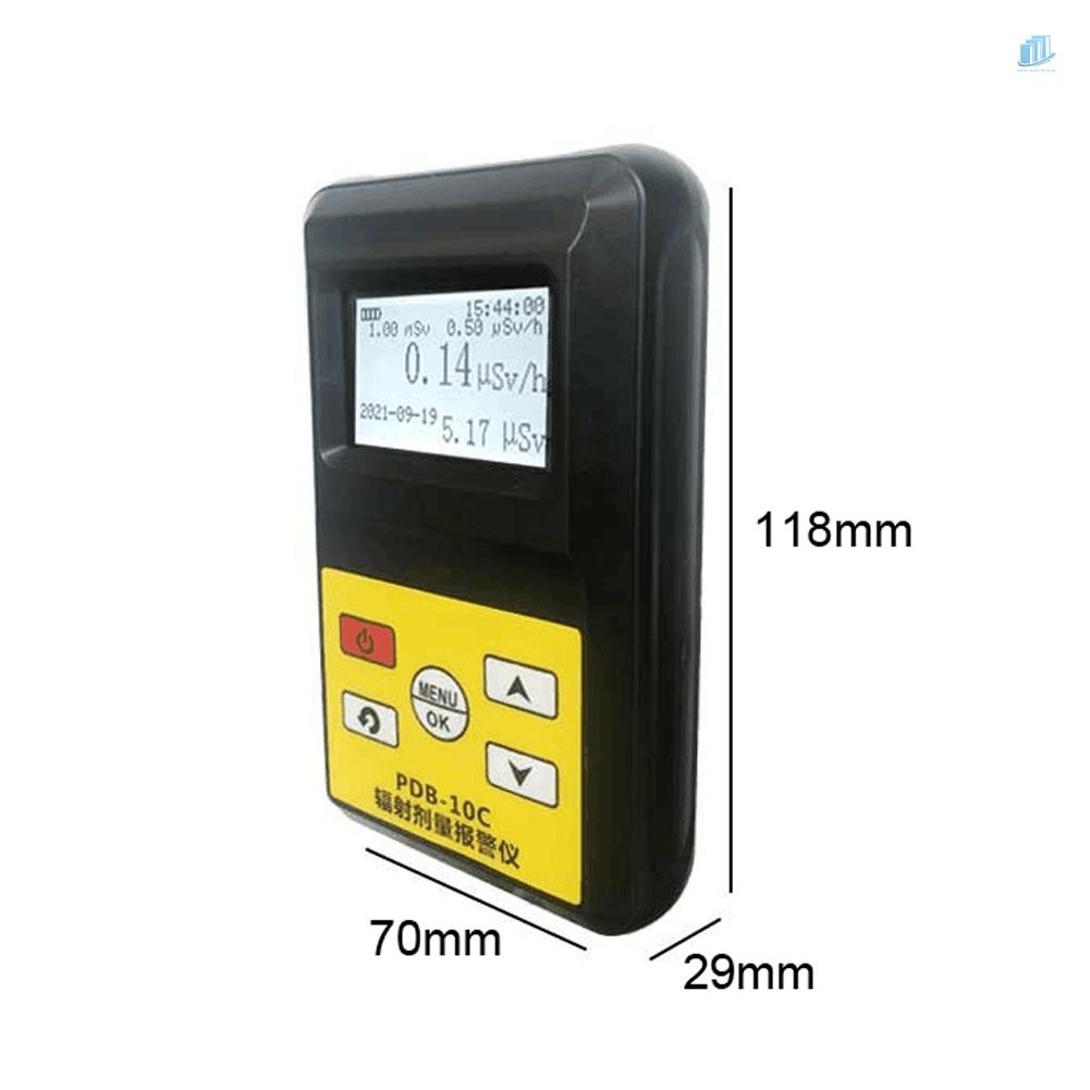 Máy Đếm Bức Xạ Hạt Nhân Geiger X-Ray - rays - rays Khử Âm Cầm Tay Thiết Thực Cho Gia Đình