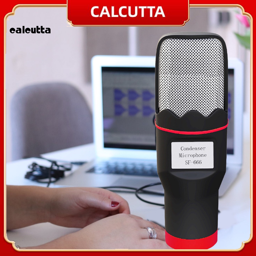 Micro Cầm Tay sf666 Chống Ồn Có Giá Đỡ Ba Chân Cho Máy Tính