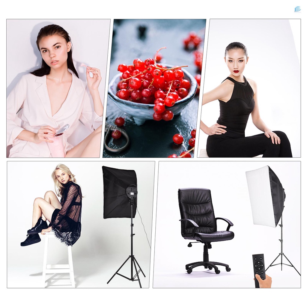 Hộp Đèn LED Mềm Chụp Ảnh 45W 50x70cm / 20x28in * 1 + 3200K-5600K * 1 + Bộ Lọc Màu * 3 (Đỏ / Vàng / Xanh Dương) +