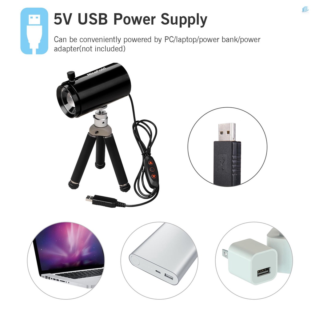 Bộ Lều Chụp Ảnh Mini 40 * 40cm / 16 * 16in Di Động Kèm Hộp Đèn LED Có Thể Gập Lại 1 * 2 * 2 * Tripods Mini + 3 * Nền (O