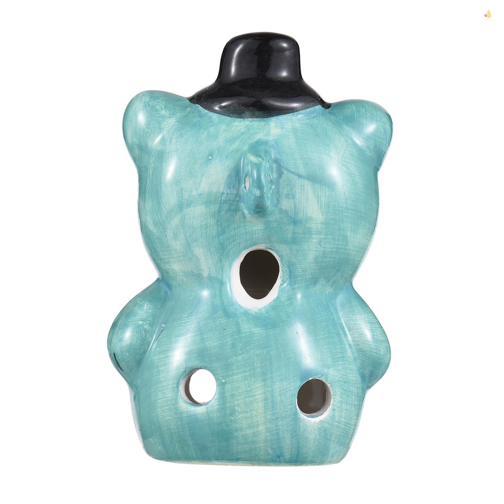 Nhạc Cụ Ocarina Gốm 6 Lỗ Có Dây Đeo Hình Động Vật Dễ Thương