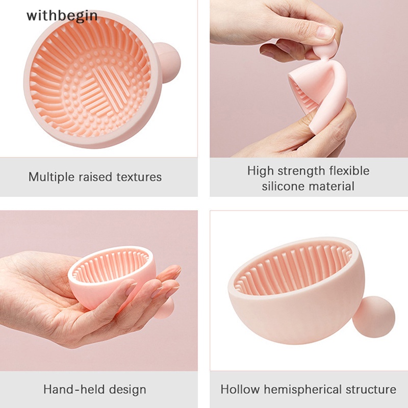 1 Miếng Silicone Vệ Sinh Cọ Trang Điểm Tiện Dụng