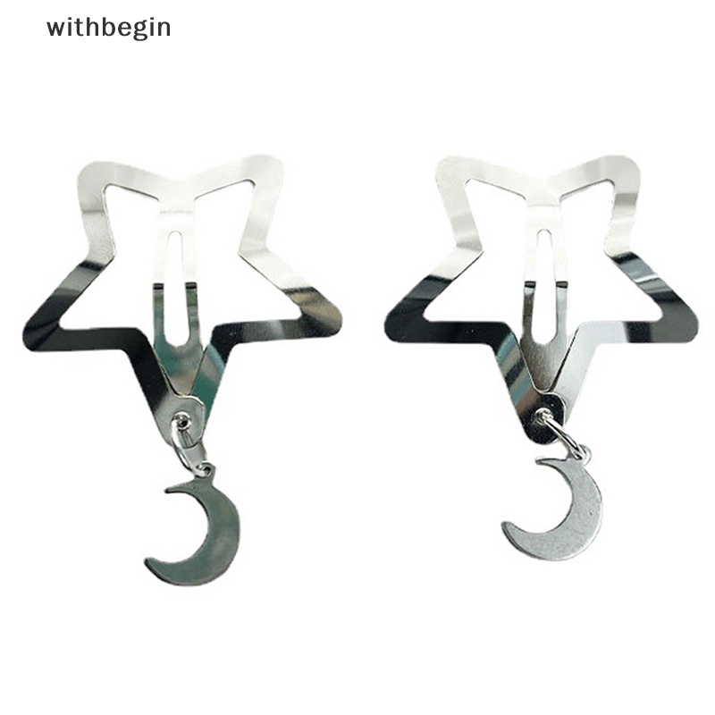 Kẹp Tóc Hình Ngôi Sao Năm Cánh Phong Cách Harajuku Dễ Thương Ngọt Ngào Cho Nữ Y2k