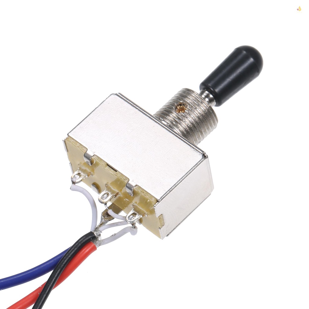 Bộ Công Tắc Đàn Guitar Điện 2T2V 500K 3 Chiều Có Giắc Cắm Chuyên Dụng