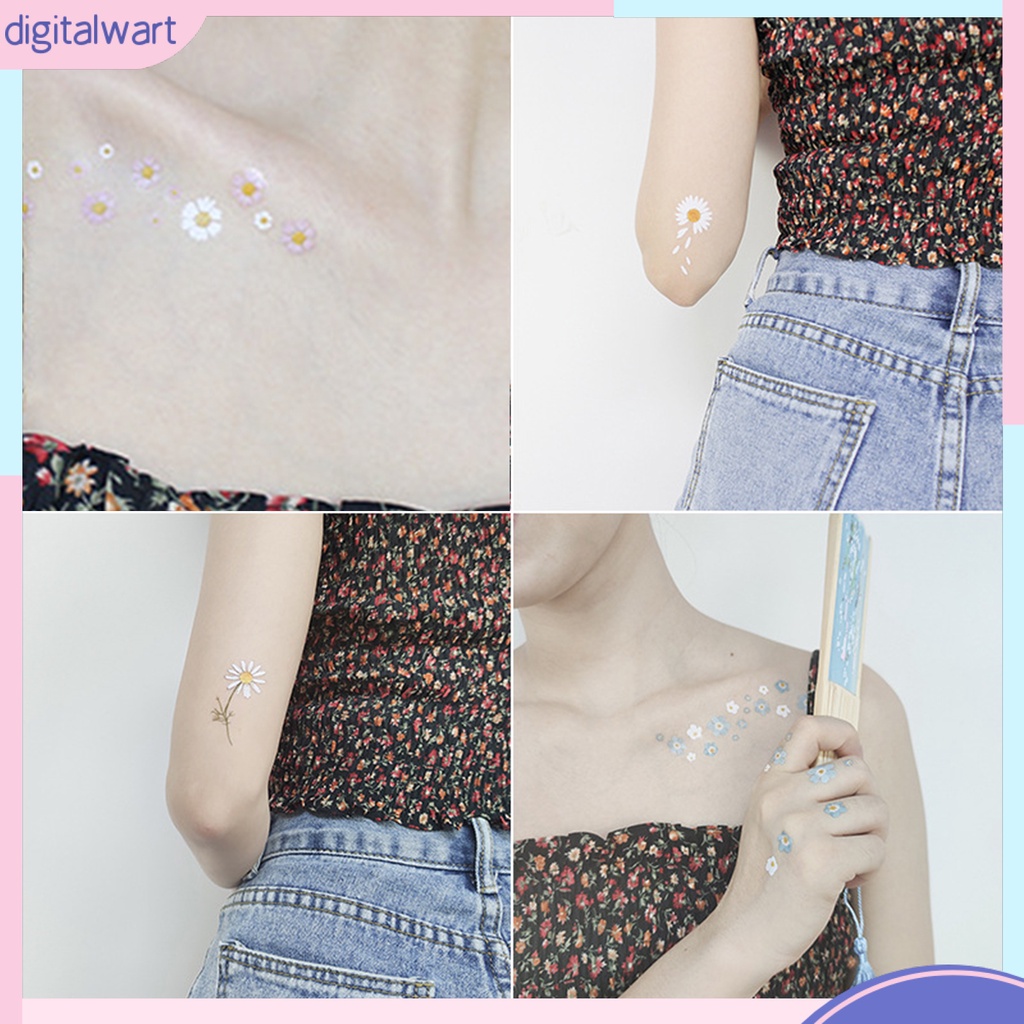 Bộ 3 Hình Xăm Dán Cơ Thể Bằng Giấy Siêu Mỏng Có Thể Tháo Rời