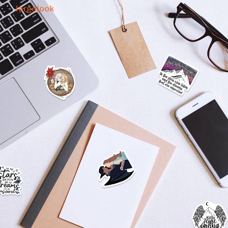 Set 60 Sticker Acotar Merchandise Chống Thấm Nước Dùng Để Trang Trí Đồ Họa