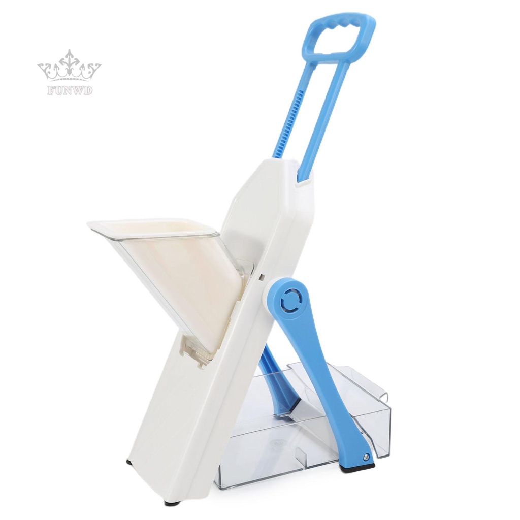 Dụng Cụ Cắt Lát Rau Củ Quả Với 4 Lưỡi Dao Có Thể Điều Chỉnh Dày Dặn Thông Dụng