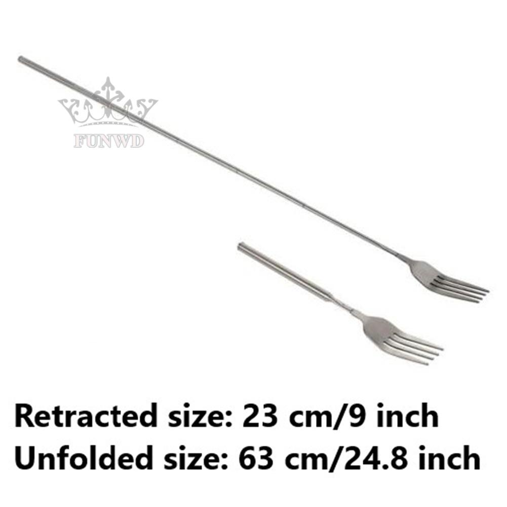 Nĩa Inox 23~63cm Có Thể Điều Chỉnh Tiện Dụng