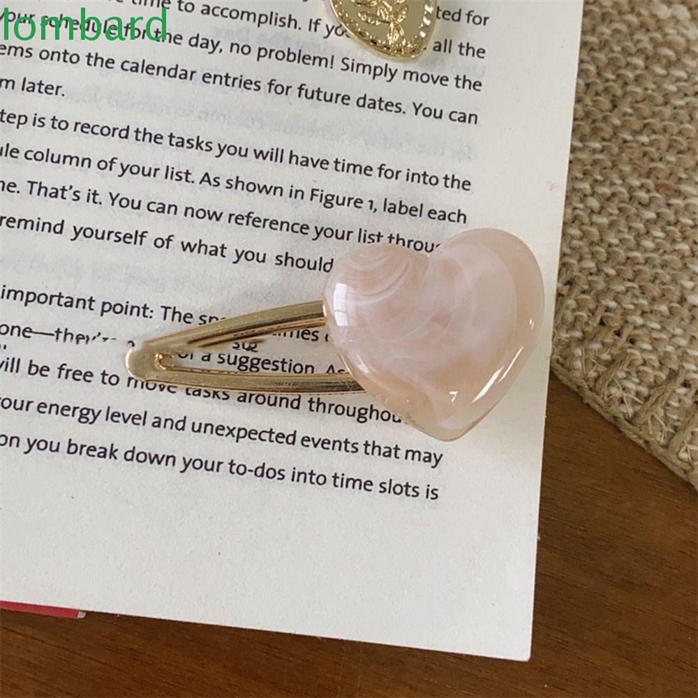 Kẹp Tóc Hình Trái Tim Phong Cách Lolita Xinh Xắn Cho Nữ