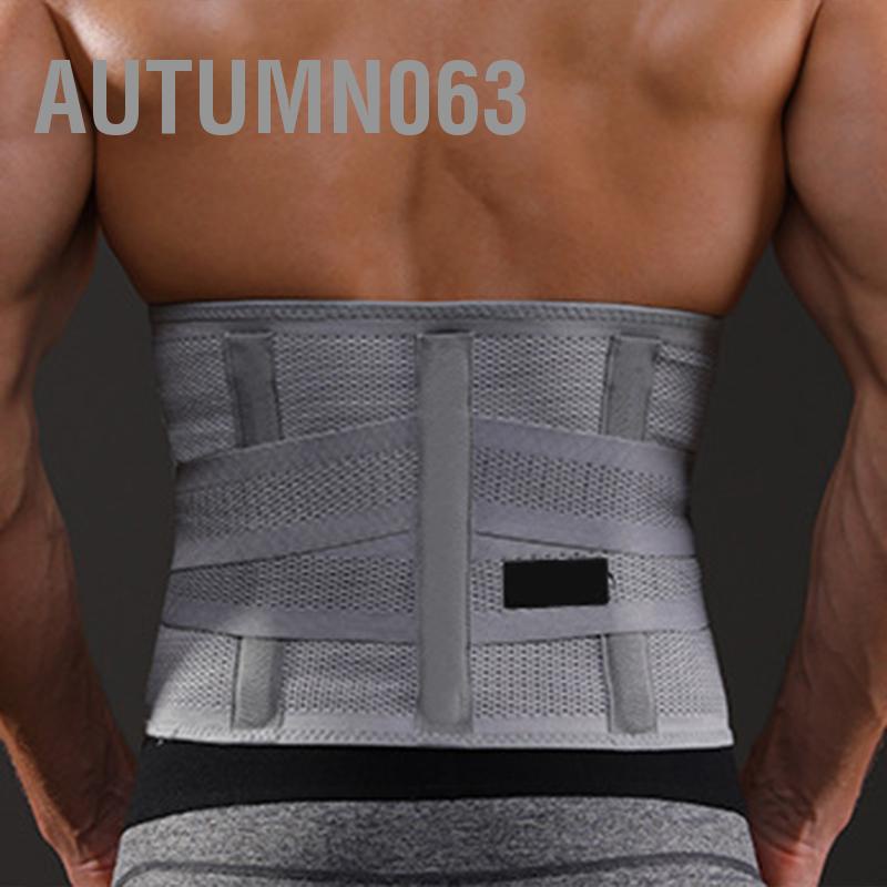 Autumn063 Thắt lưng hỗ trợ nén có thể điều chỉnh Thở thoải mái co giãn bụng Chất kết dính cho nam nữ