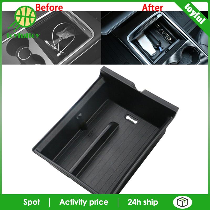 Khay Đựng Đồ Dùng Gắn Bảng Điều Khiển Trung Tâm Xe Hơi Tesla Y Tiện Dụng