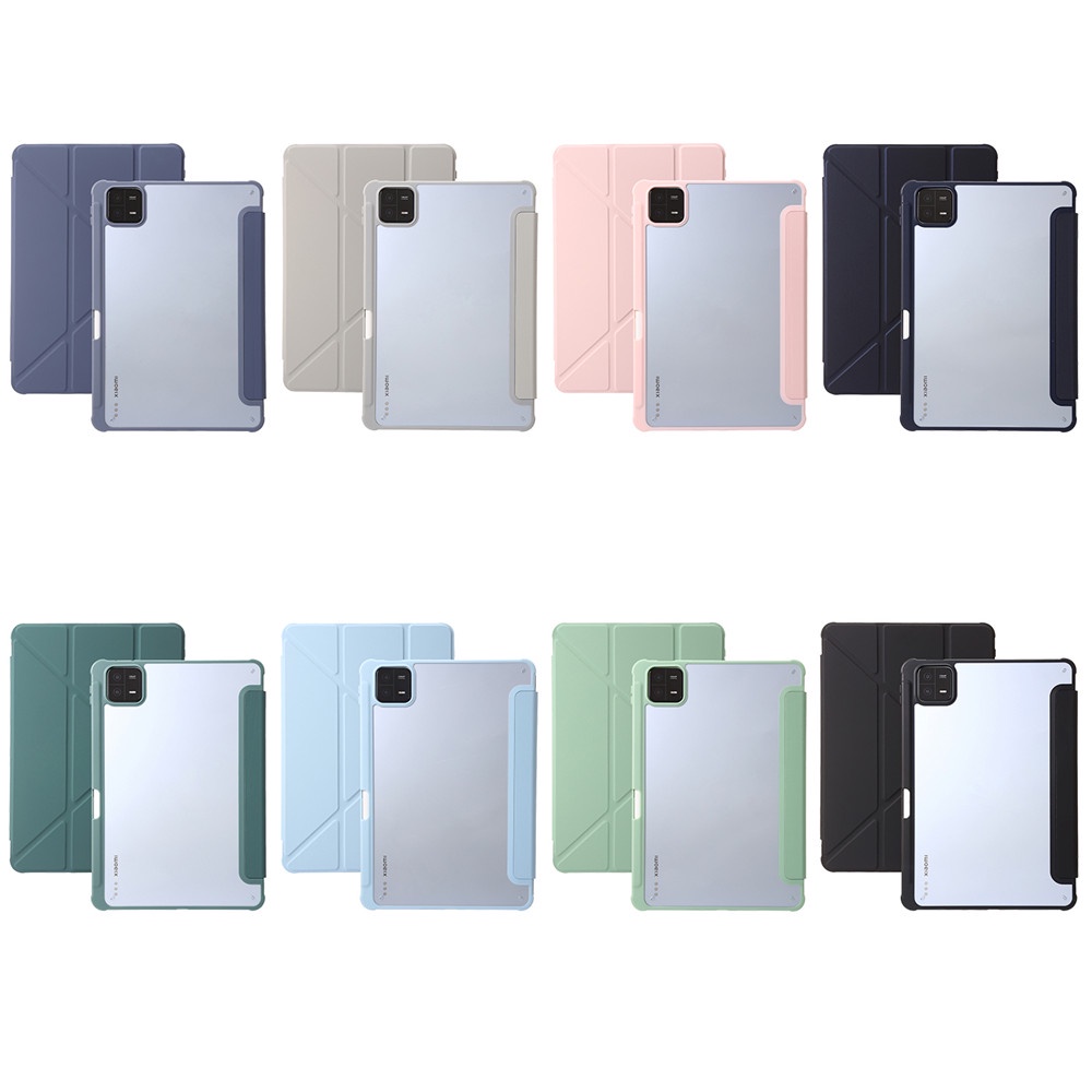 Bao Da Máy Tính Bảng Nắp Lật Thông Minh Có Ngăn Đựng Bút Cho Xiaomi Mi Pad 6 / Xiaomi Mi Pad 6 Pro 11 inch 2023 Giá Đỡ