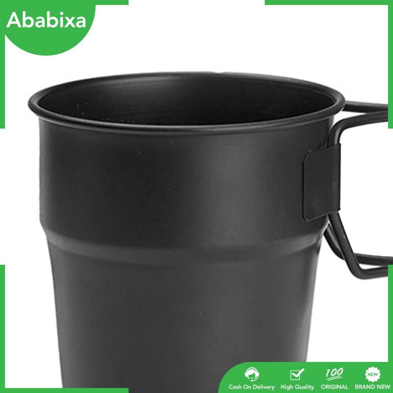 Cốc Uống Nước 300ml Bằng Thép Không Gỉ Có Thể Xếp Chồng Lên Nhau Tiện Dụng Mang Theo Du Lịch Cắm Trại