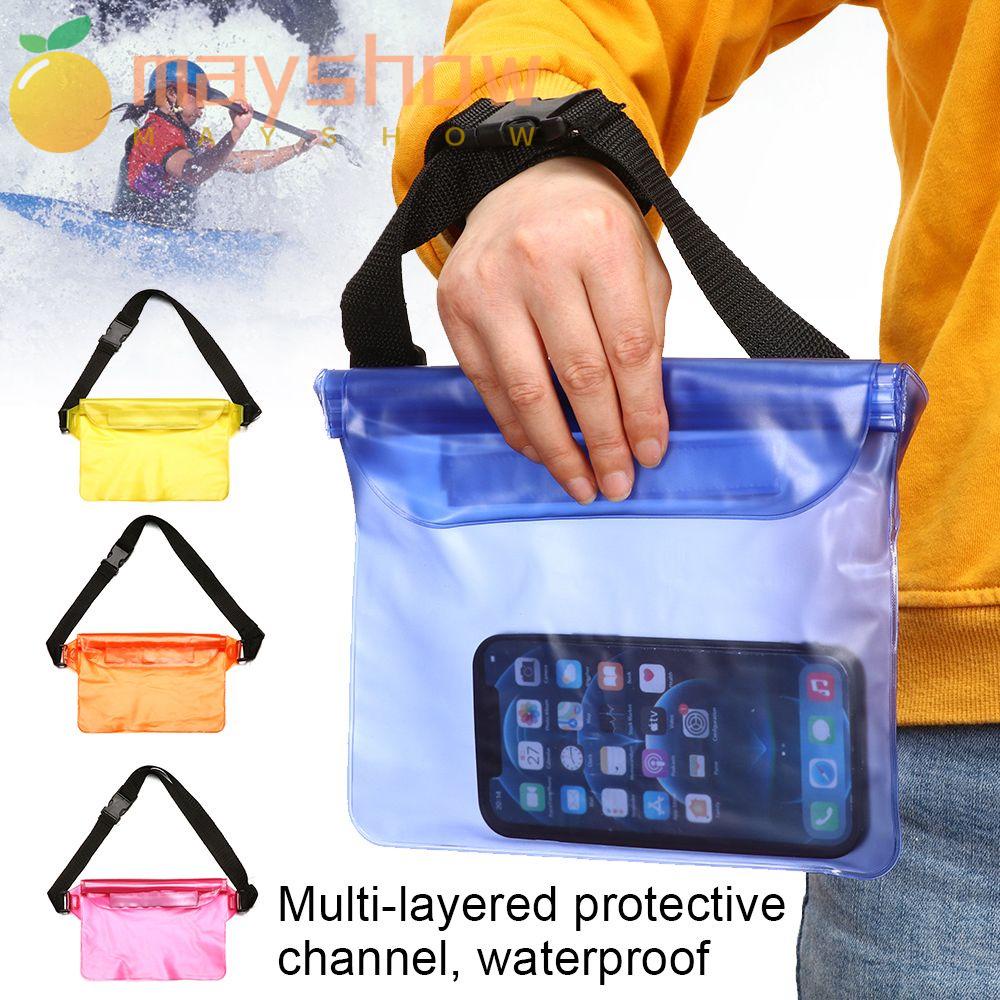 Túi Đựng Điện Thoại 3 Tầng Chống Nước Thiết Kế Nhỏ Gọn Dùng Khi Đi Leo Núi / Lặn