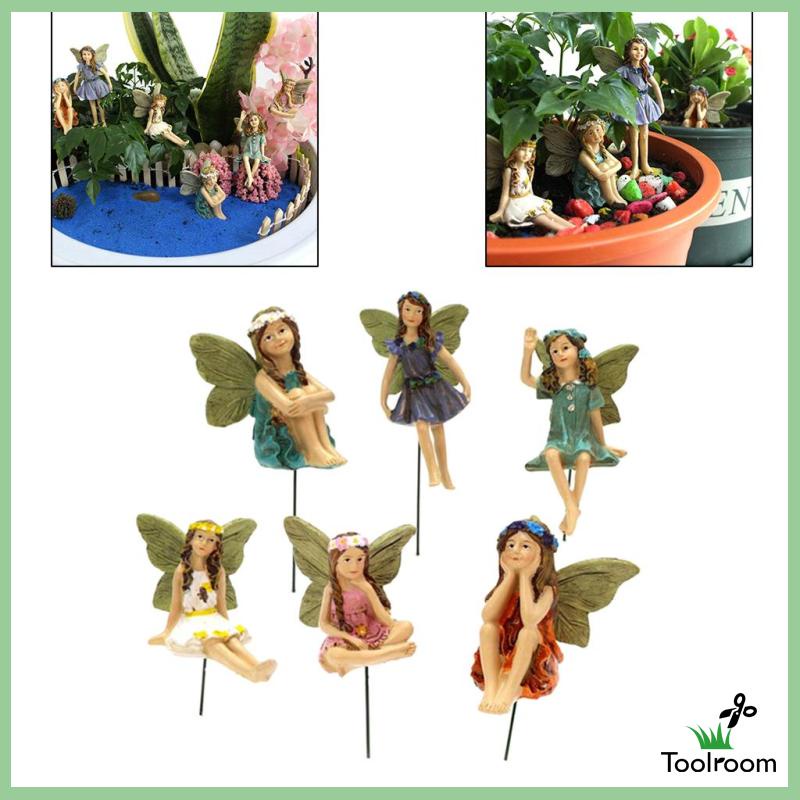 Bộ 6 Mô Hình Pixie Thu Nhỏ Dùng Trang Trí