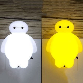 Đèn ngủ led hình baymax hoạt hình dễ thương cho bé