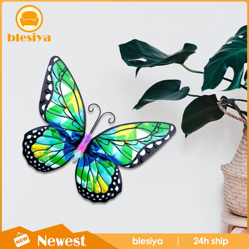 [Blesiya] Bướm Kim Loại Trang Trí Tường Ban Công Sân Vườn