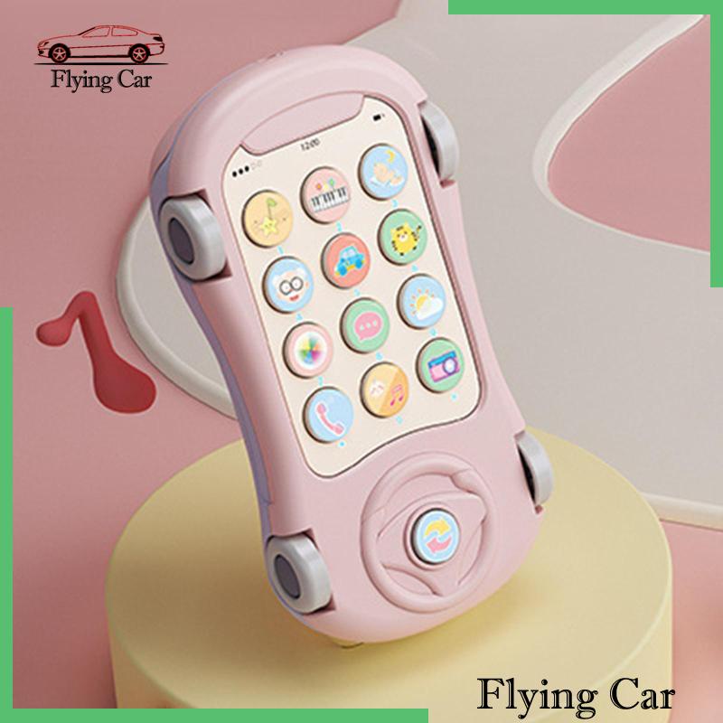 [Lzdjfmy2] Điện Thoại Đồ Chơi Hình Xe Phát Nhạc Dành Cho Trẻ Mẫu Giáo