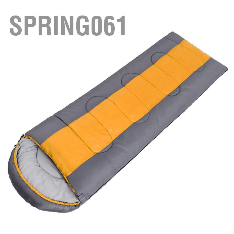 Spring061 Túi Ngủ Người Lớn Cotton Lấp Đầy Mùa Đông Ấm Áp Cho Cắm Trại Ngoài Trời Mang Trang Bị Sau Lưng