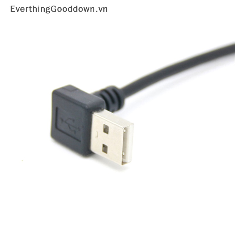 Everthinggooddown USB 2.0 A Male Sang Female Dây Cáp Mở Rộng 90 Độ USB2.0 Male Sang Female / Right / down / up