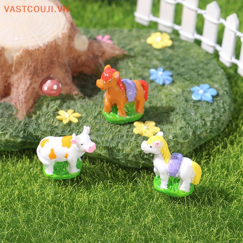 Mô Hình Chim Cú Mèo Bằng Nhựa Resin Dễ Thương Trang Trí Tiểu Cảnh DIY