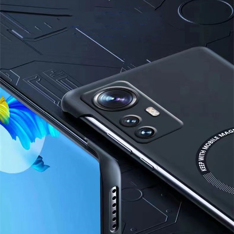 Ultra Ốp Điện Thoại PC Cứng Siêu Mỏng Có Nam Châm Thân Thiện Với Da Màu Kẹo Cho Xiaomi Mi 13 12 11 10 Pro 11 Ultra 12S