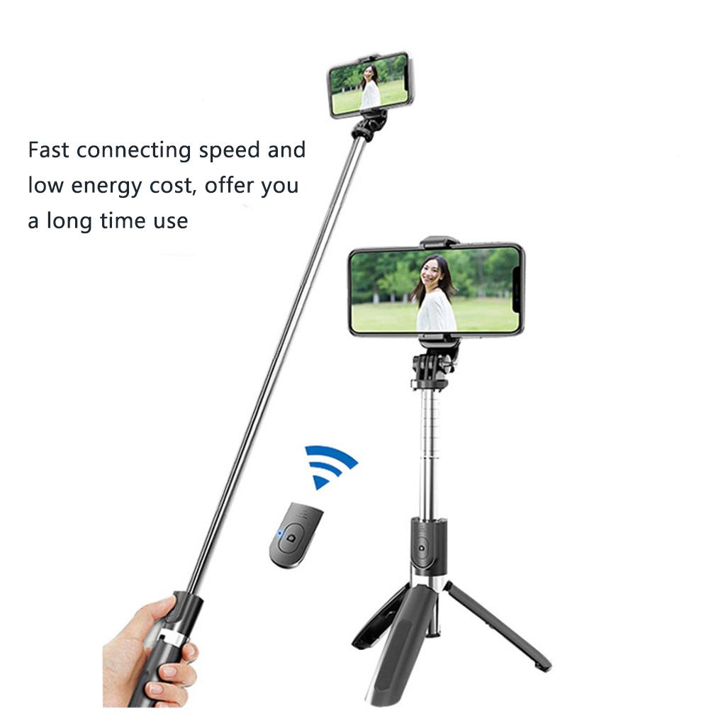 Giá Đỡ Điều Khiển Chụp Ảnh Tự Sướng Bluetooth Cho Điện Thoại Di Động